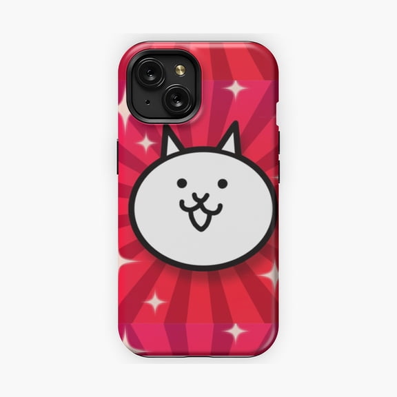 Protective iPhone Case Warrior Style Cats Battle Inspired Design Phone Case Fantasy Feline Sword Shield Cover IP13/14 Magnetic MagSafe Compatible