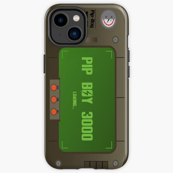 Protective iPhone Case Wearable Futuristic Pip Radio Sci-Fi Arm Device Screen Shield IP15 Magnetic MagSafe Compatible