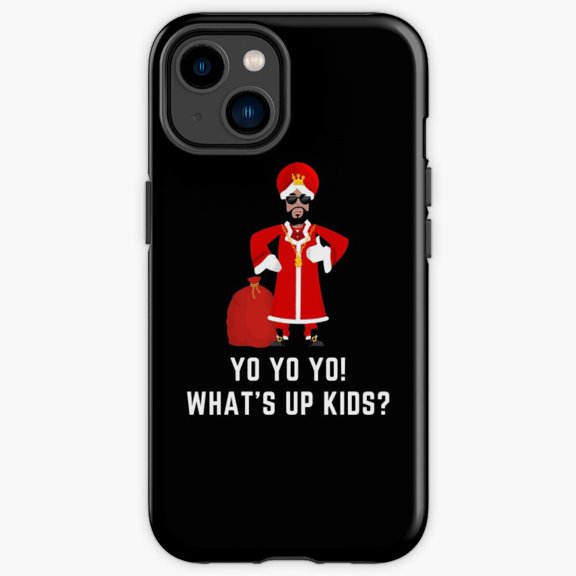 Protective iPhone Case What'S Up Rapper Santa Claus Hip Hop Slogan Cover IP13/14 Magnetic MagSafe Compatible
