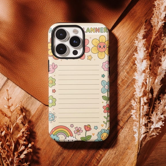 Protective iPhone Case Wildflower Spring Variant Blooming Prairie Botanical Meadow Field Case IP15 Magnetic MagSafe Compatible