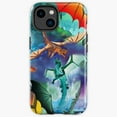 thumbnail image 1 of Protective iPhone Case Wing Of Fire All Dragon Pattern Background Phone Case #364, Iphone 16 Magnetic MagSafe Compatible, 1 of 5