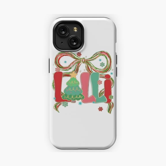 Protective iPhone Case Winter Lollipop Candy Decorative Theme Phone Case Sweet Peppermint Swirl Sugar Cover IP13/14 Magnetic MagSafe Compatible