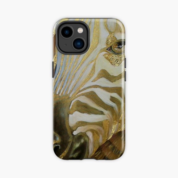 Protective iPhone Case Zebra Code Pattern Phone Case IP13/14 Magnetic MagSafe Compatible