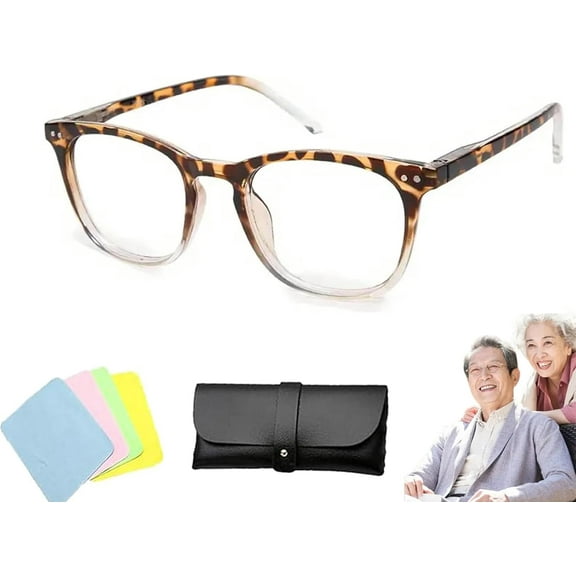 Protectivemethod Reading Glasses,Women's Sexy Leopard Print Reading Anti Blue Light Glasses