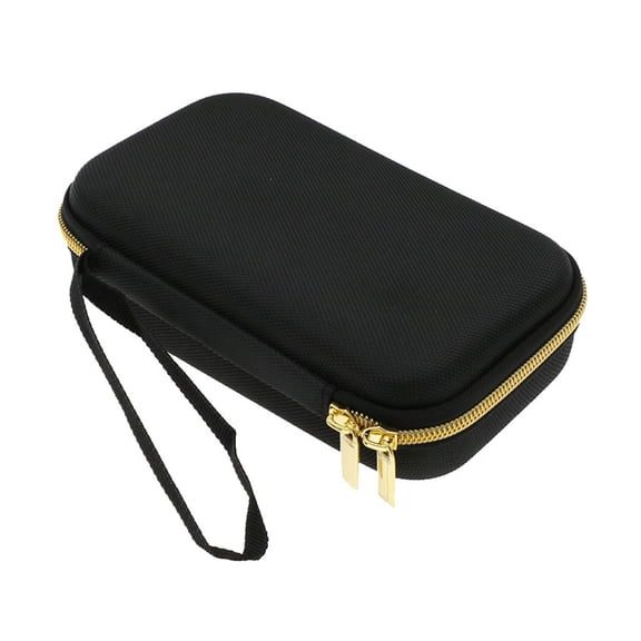 Protector Case Splashproof Case for Storage Bag with Pocket Game Controllers Carrying Pouch Black