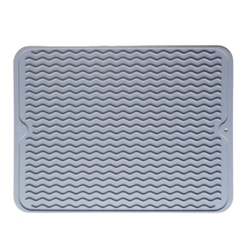 Protector Mat – Vibration Absorbing and Noise Reducing Nightstand Pad for Sleep Therapy Machines – 15.8" x 11.8" Gray – Protects Surfaces and Enhances Stability for CPAP Device