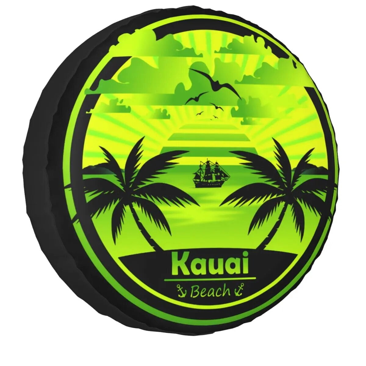 Protector Tire Tree Palm Tropical Custom SUV 4x4 Jeep for Universal