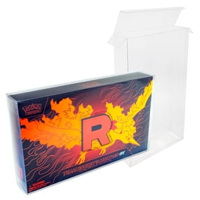 Protector for Pokemon Team Rocket's Moltres EX UPC Boxes UV & Scratch-Resistant