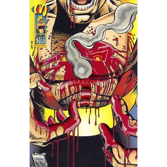 Protectors, The (Malibu) #5B VF ; Malibu Comic Book