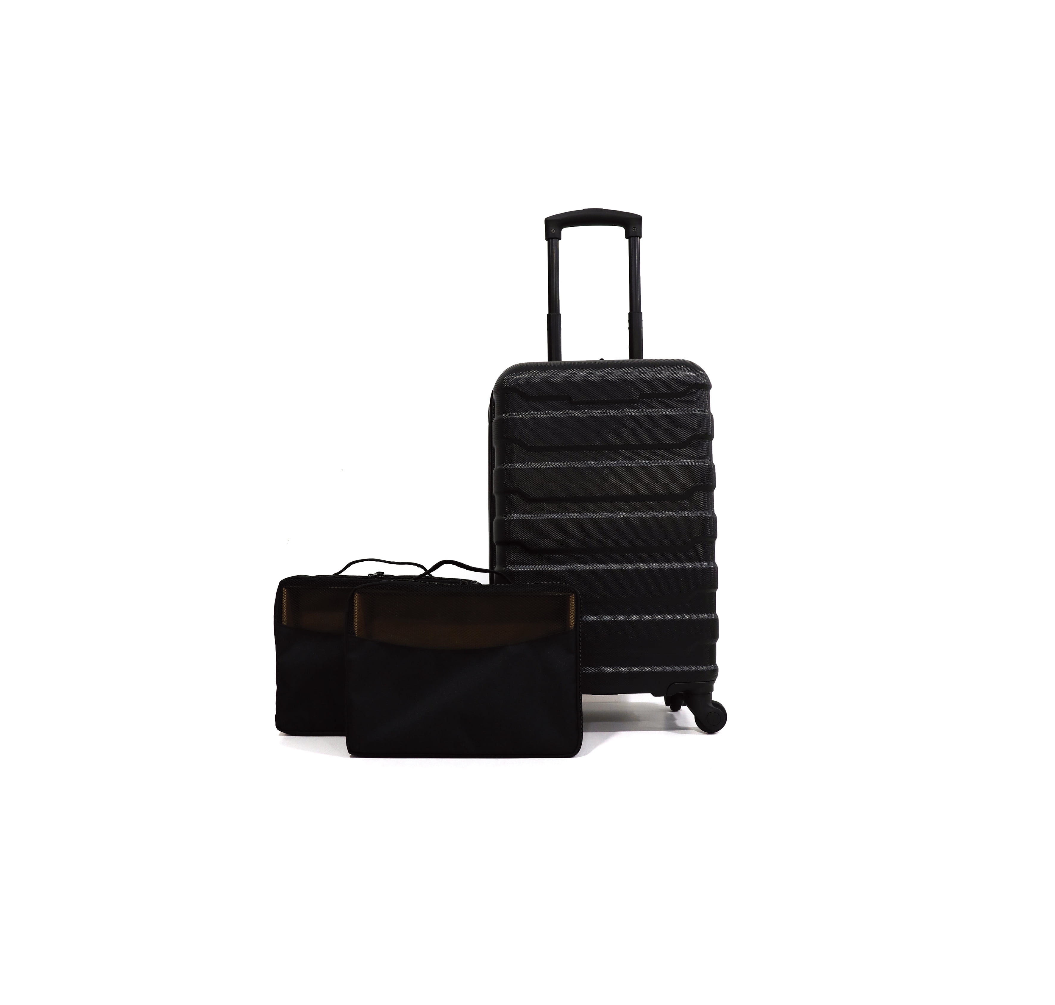 Protege 1 Piece 20" Hardside Carryon ABS Luggage with 2 Packing Cubes