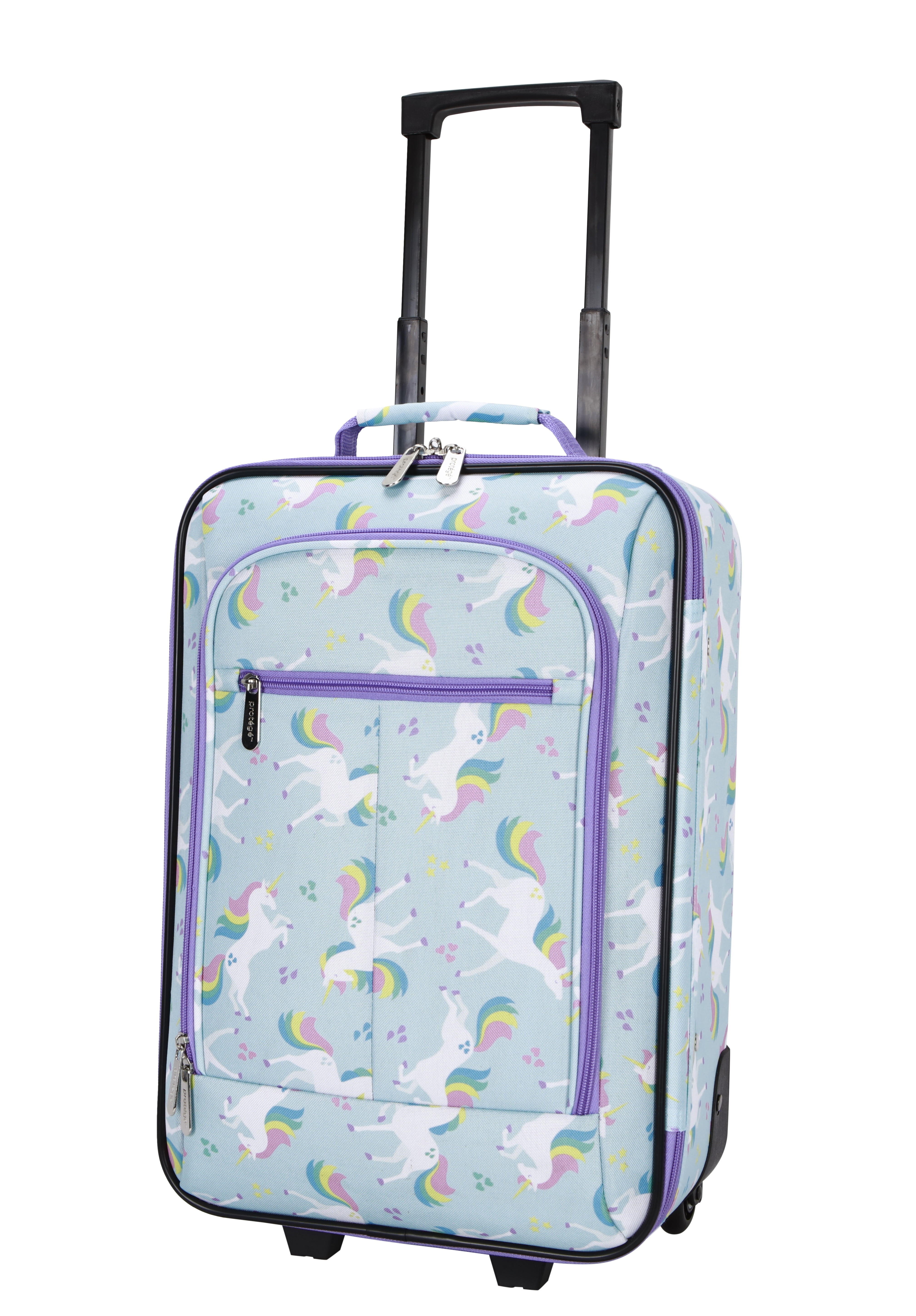 Protege Kids Pilot Case Carry-On Luggage 18 Inches Unicorn