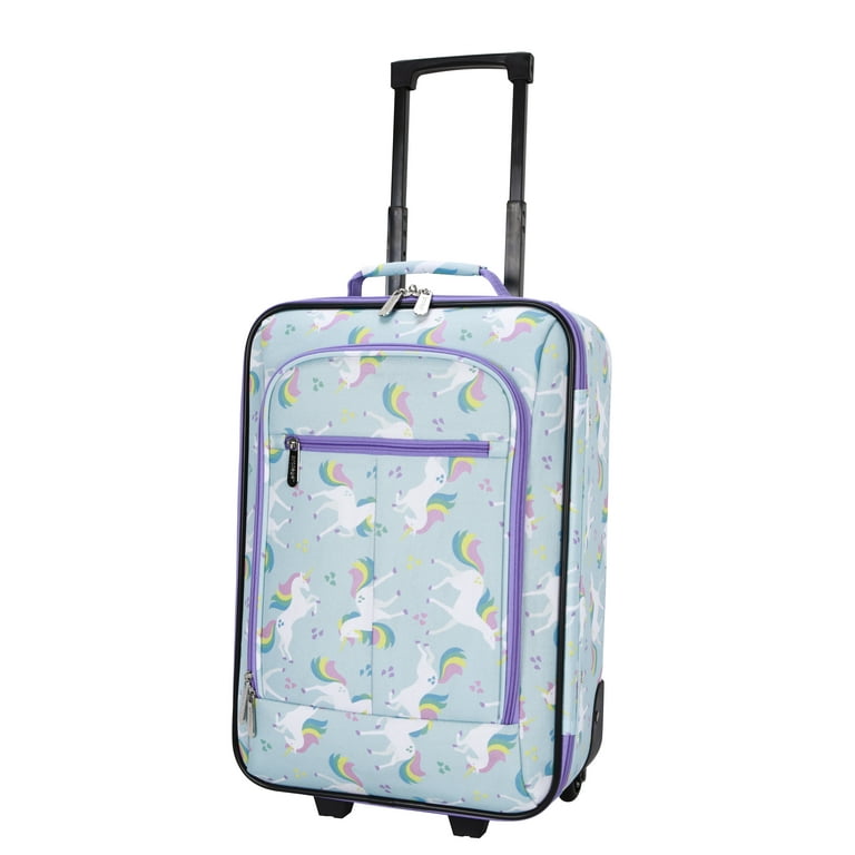 Protege Kids Pilot Case Carry-On Luggage 18 Inches Unicorn