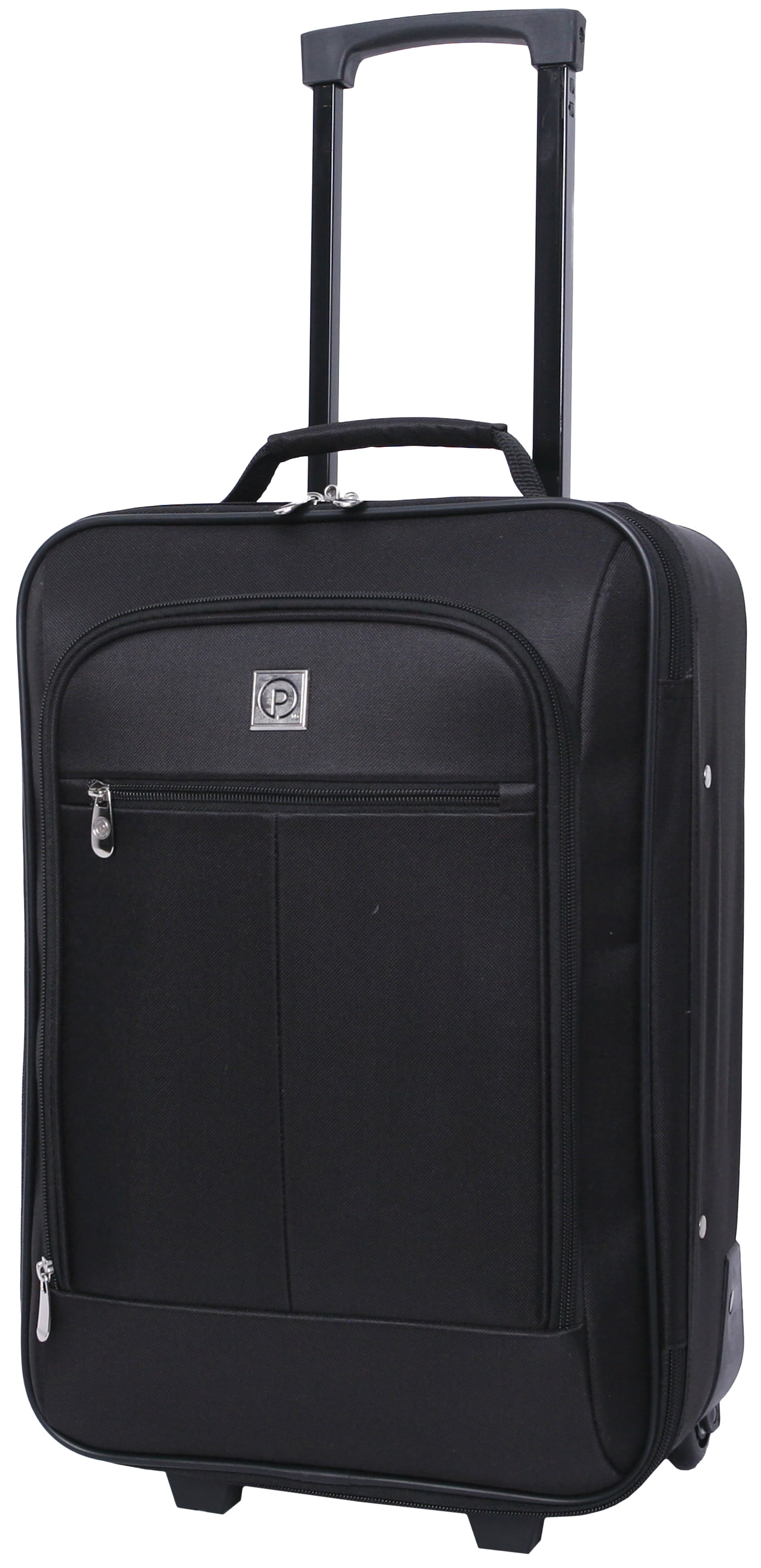 Protege 18” Unisex Pilot Travel Luggage Set, Black