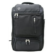 Protege 18 Weekender Travel Backpack with Laptop Pocket and Trolley Sleeve, Black
