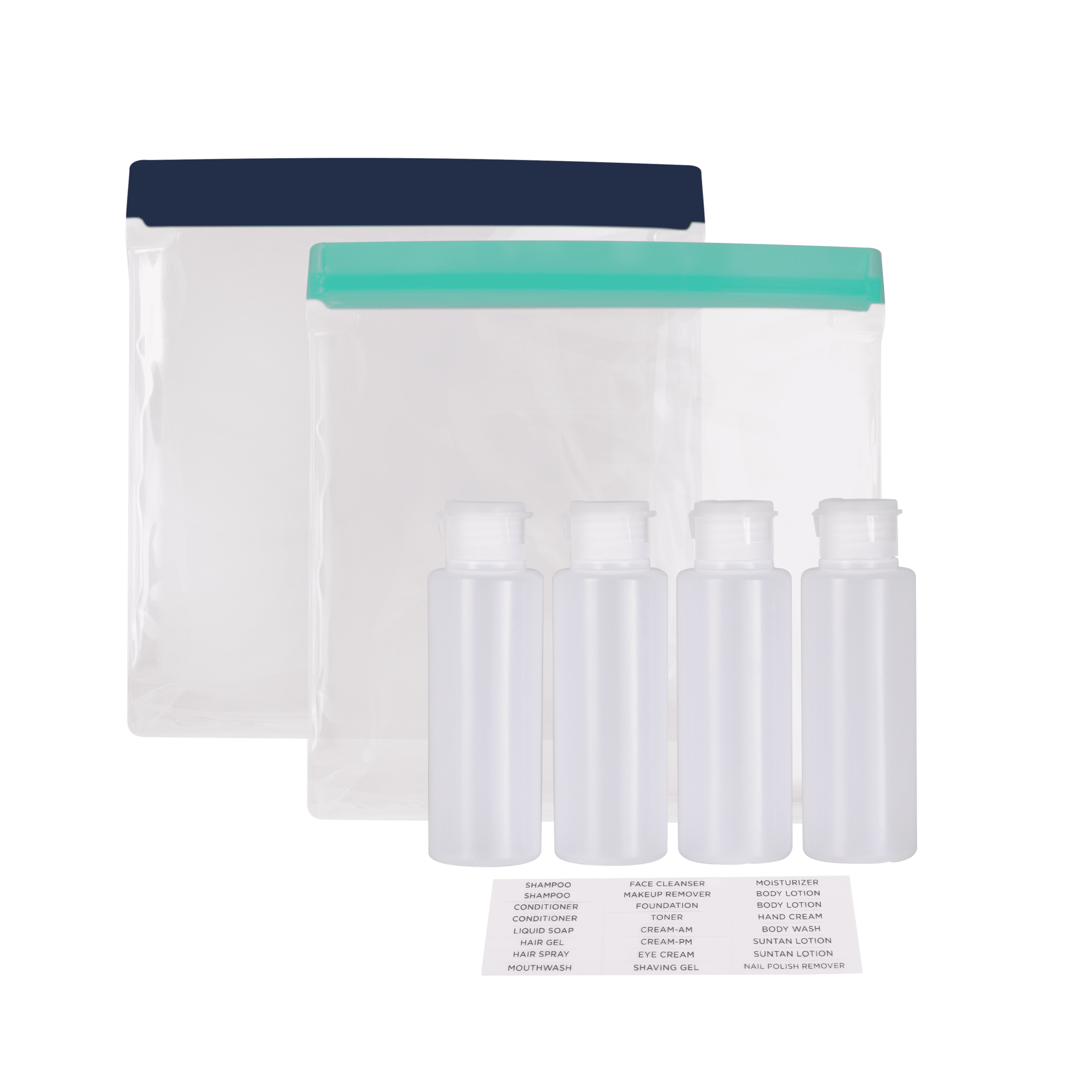 Protege 2 Pack EVA Pouch with 4 Piece Bottle Set