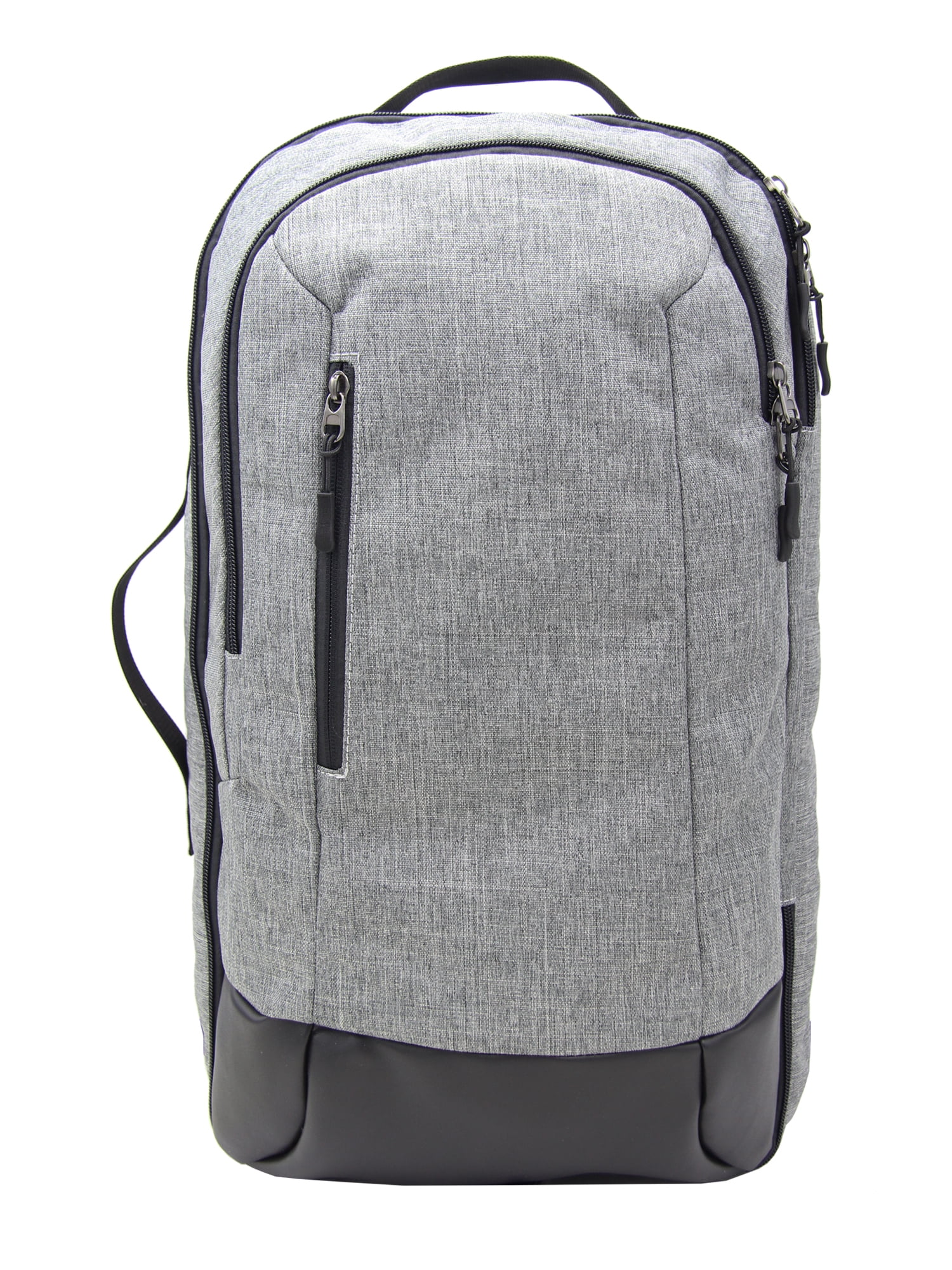 Protege 20" Convertible Travel Backpack with Multi Pockets and Trolley Sleeve, Gray