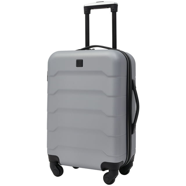Protege 20" HardSide Rolling Carryon with 4Wheels Spinner Silver