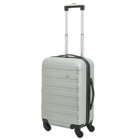 Protege 20” Unisex Hardside Carry-on Luggage, Silver