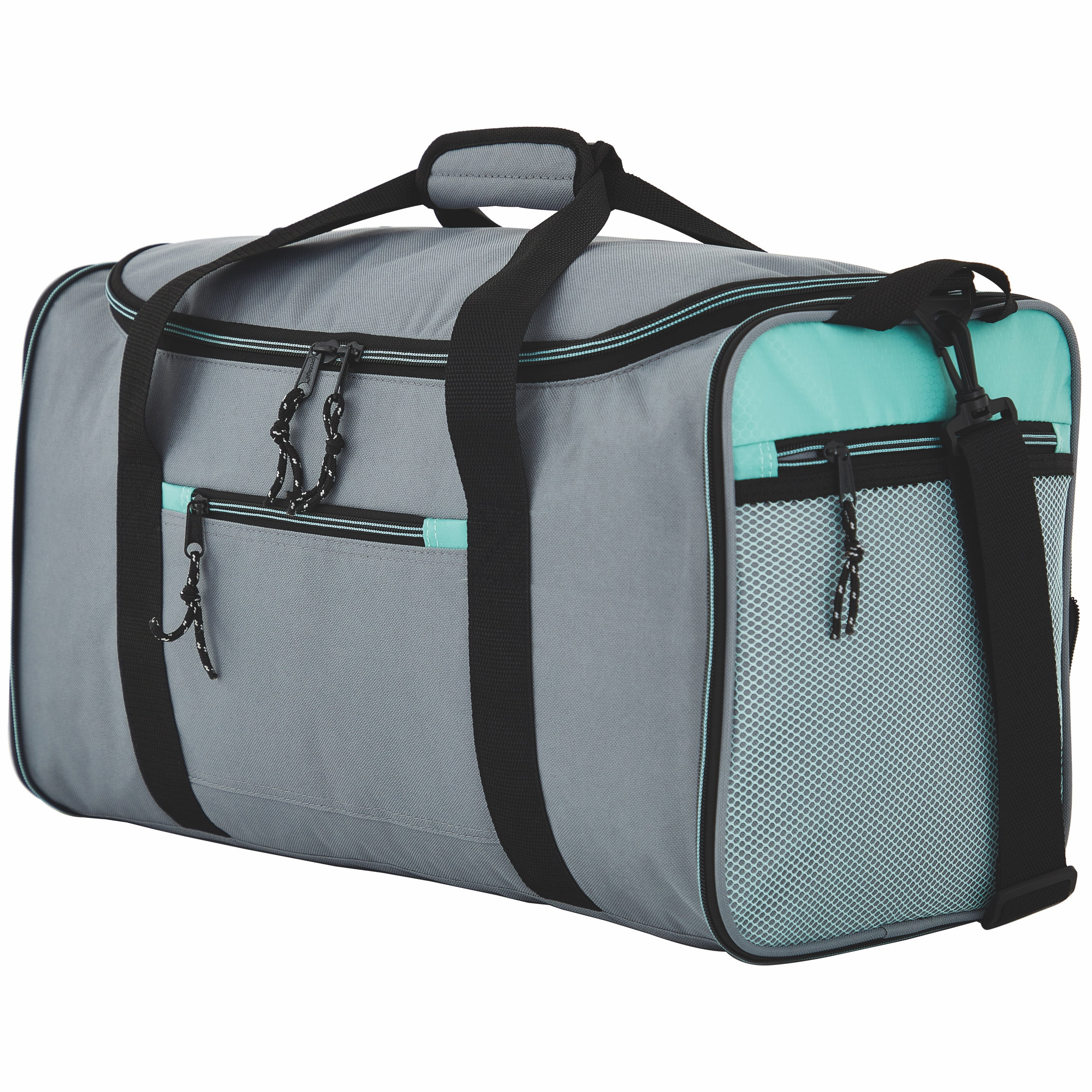 Protege 20 in Collapsible Sport Duffel Bag for Travel, Gray, Large