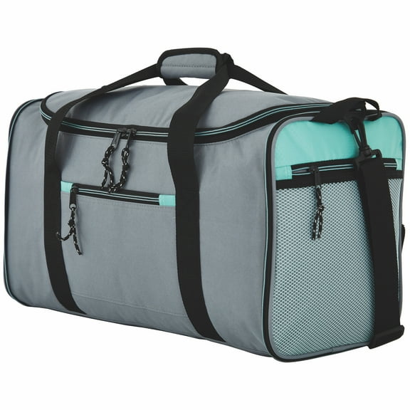 Protege 20-inch Small Collapsible Sport Duffel Bag for Travel, Gray