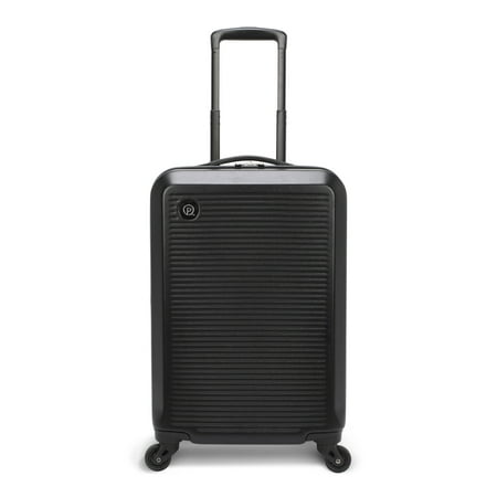 Protege 20 inch Hard Side Carry-On Spinner Luggage, Black Matte Finish (Exclusive)
