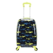 Protege 20 inch Hardside Kids Travel Carry-on Luggage, Shark, Child