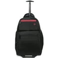 thumbnail image 1 of Protege 22" Black Rolling Backpack with Telescopic Handle, 1 of 9