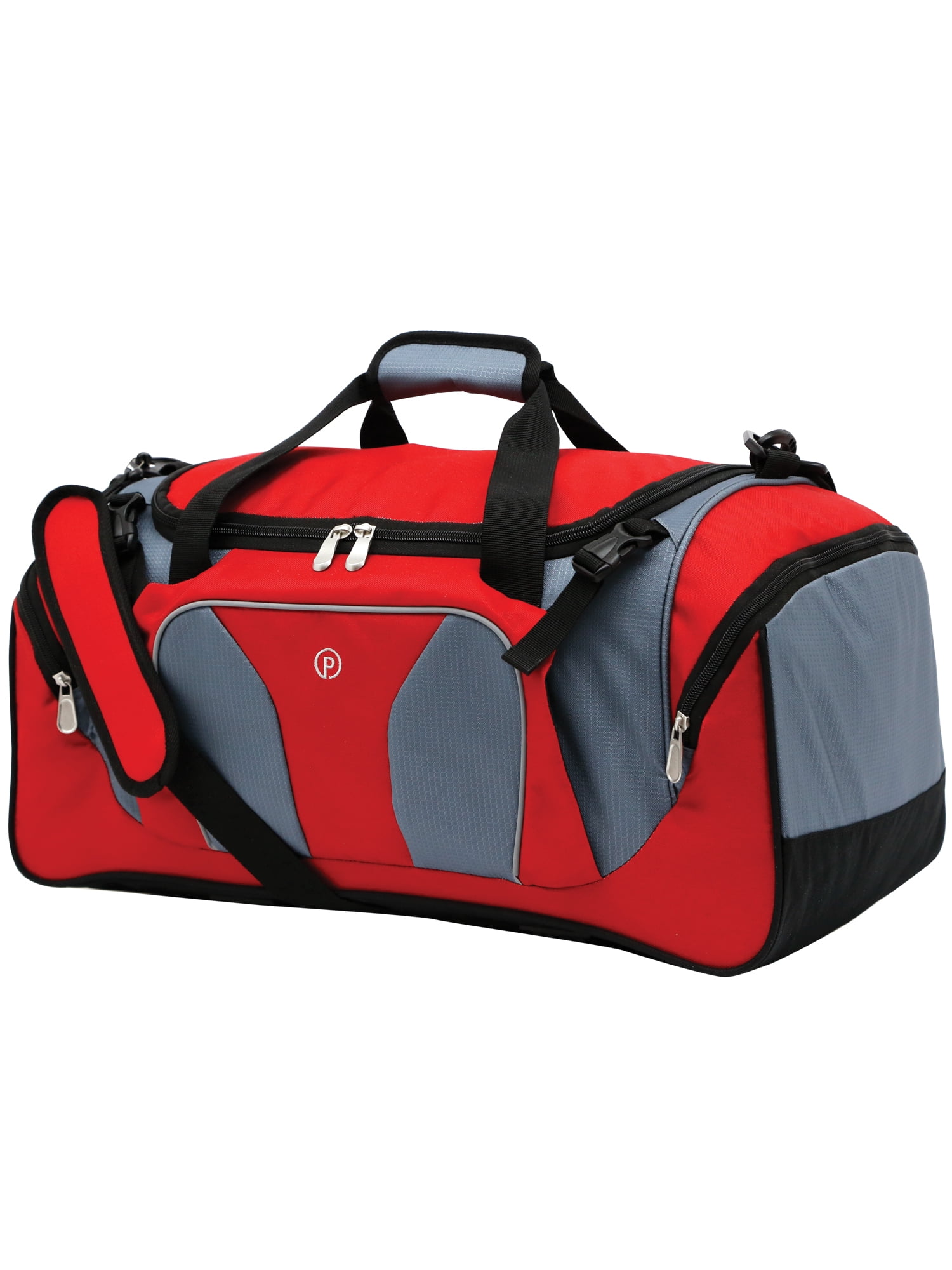 Protege 22 Sport And Travel Duffel Bag W/ Shoulder Strap, Red 