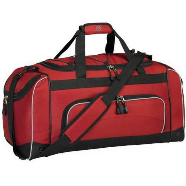 Protege 24" duffel with wet/shoe pocket and shoulder strap - Red
