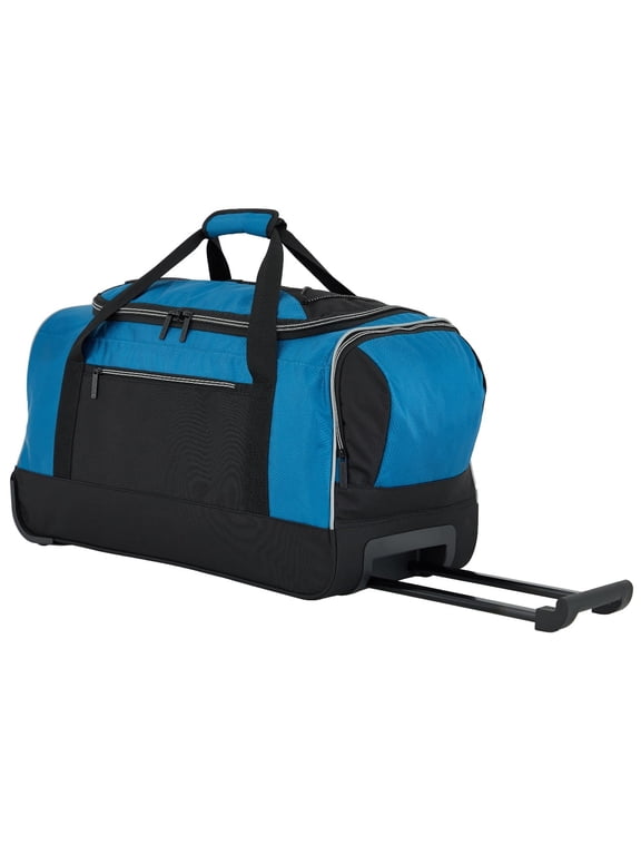 25" Rolling Duffel Bag for Travel, Teal