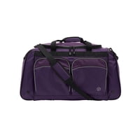 Protege 28 Inch Large Polyester Sport Travel Duffel Bag (Purple)