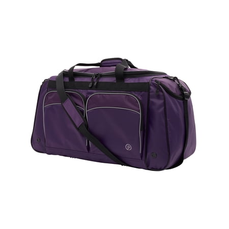 Protege 28-inch Jumbo Sport Travel Duffel Bag with Bonus Packing Cube, Purple