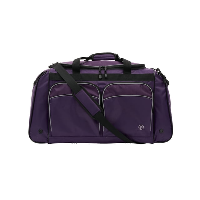 Protege 28" Polyester Sport Travel Duffel Bag, Purple