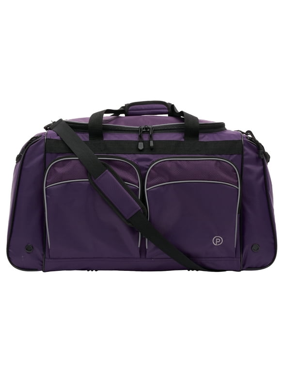 Protege 28" Polyester Sport Travel Duffel Bag, Purple
