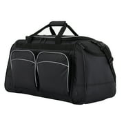 Protege 28-inch Jumbo Sport Duffel Bag for Travel, Black