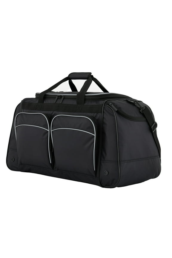 28 in Jumbo Sport Duffel Bag for Travel, Black