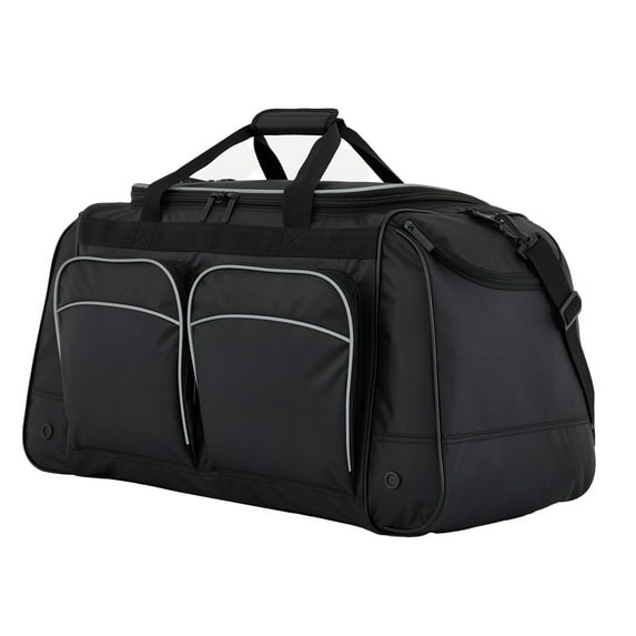 Protege 28 in Jumbo Sport Duffel Bag for Travel, Black
