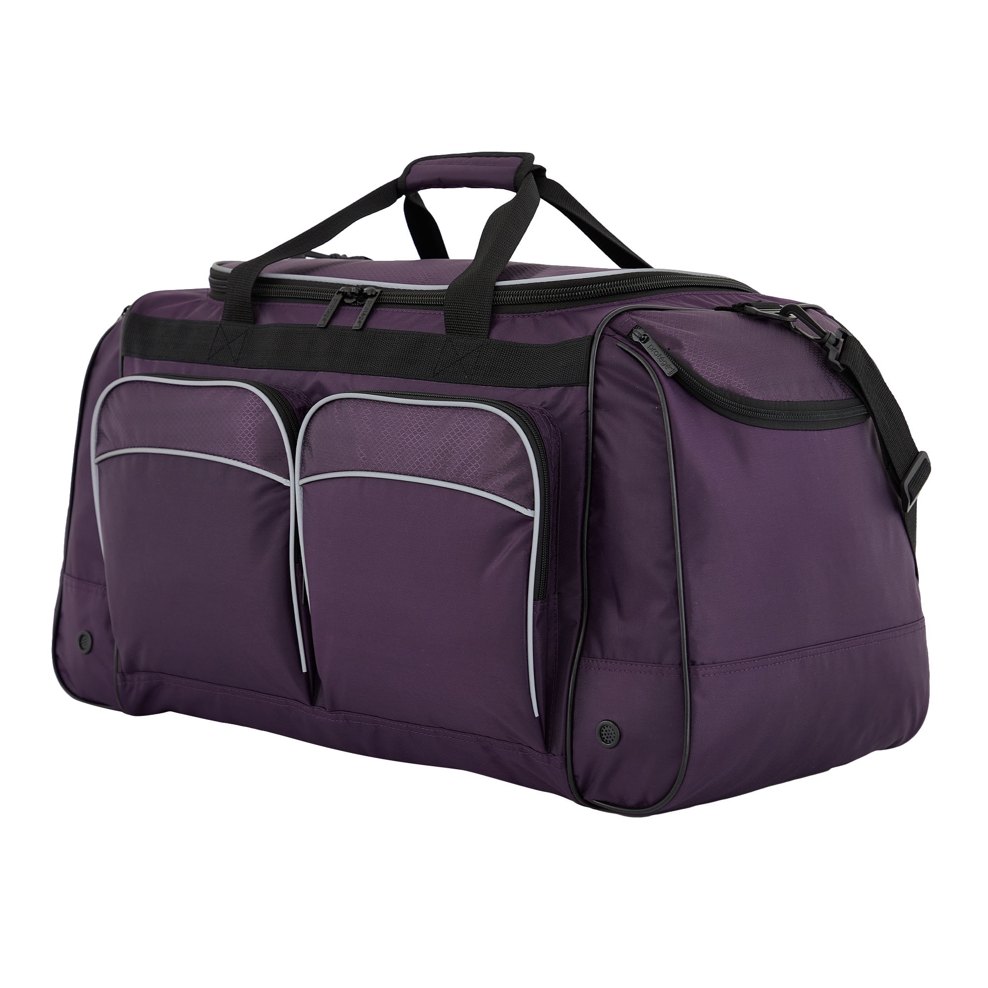 Protege Jumbo 28" Sport Duffel Bag for Travel, Purple