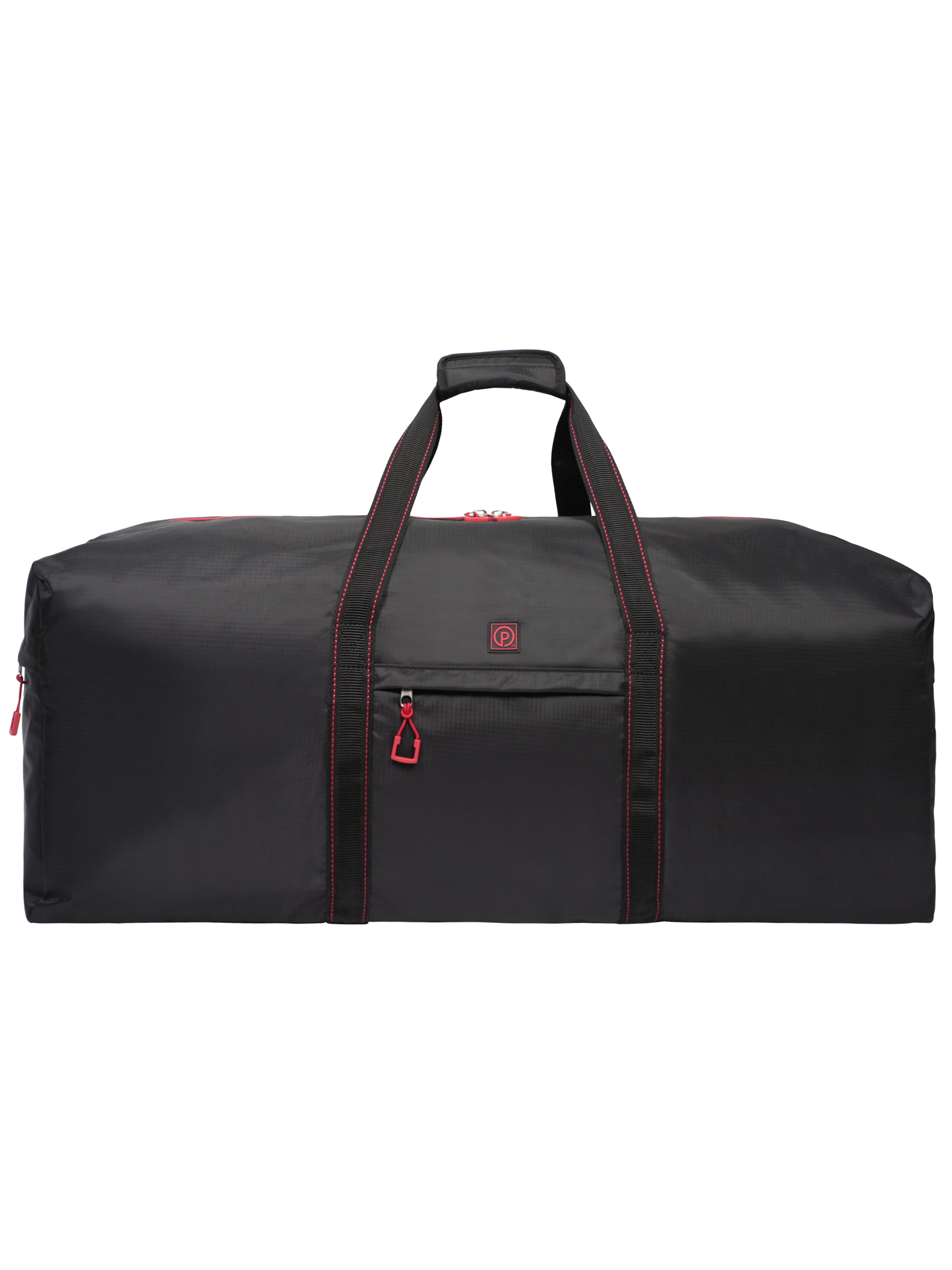Protege 32 in Flex Polyester Backpack Duffel Bag for Travel, Black