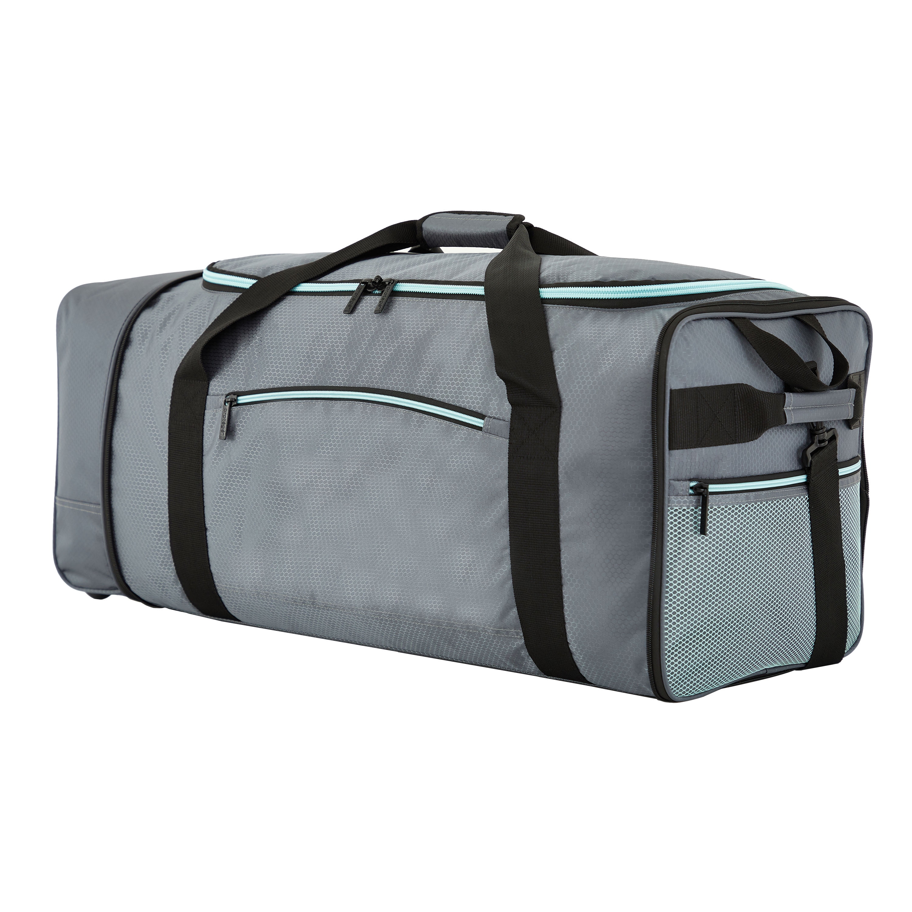 Protege Large 32 inch Rolling Duffel Bag with Capacity Gray - Main Image