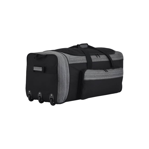 Protege 36" Trifold 3-Wheel Rolling Trunk Duffel, Black