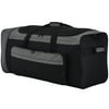 Protege 36 in Trifold 3-Wheel Rolling Trunk Duffel for Travel, Black and Gray