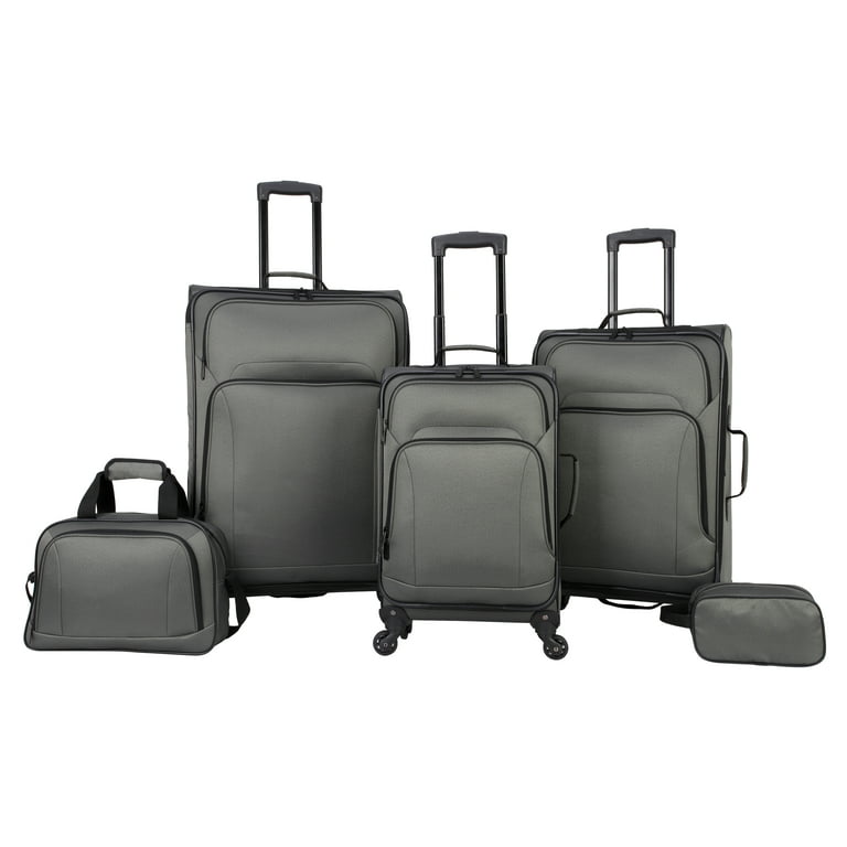 Protege 5 Piece Spinner Luggage Set, Includes 28 in Checked, 24 in