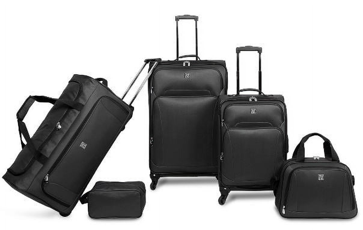 Protege 5 Piece Luggage Set w/ Carry on and Checked Bag, Dark Grey (Online Only) - image 1 of 12