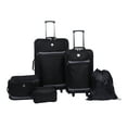 thumbnail image 1 of Protege 5-Piece Softside Luggage Set, Black, 1 of 27