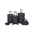 thumbnail image 1 of Protege 5 Piece Spinner Luggage Set, Gray, Includes 28" and 25" Check bags, 21" Carry-on, 1 of 14