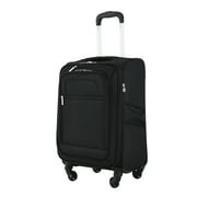 Protege Arendale 20" Softside Expandable Rolling Spinner Carry-0n Luggage, Black