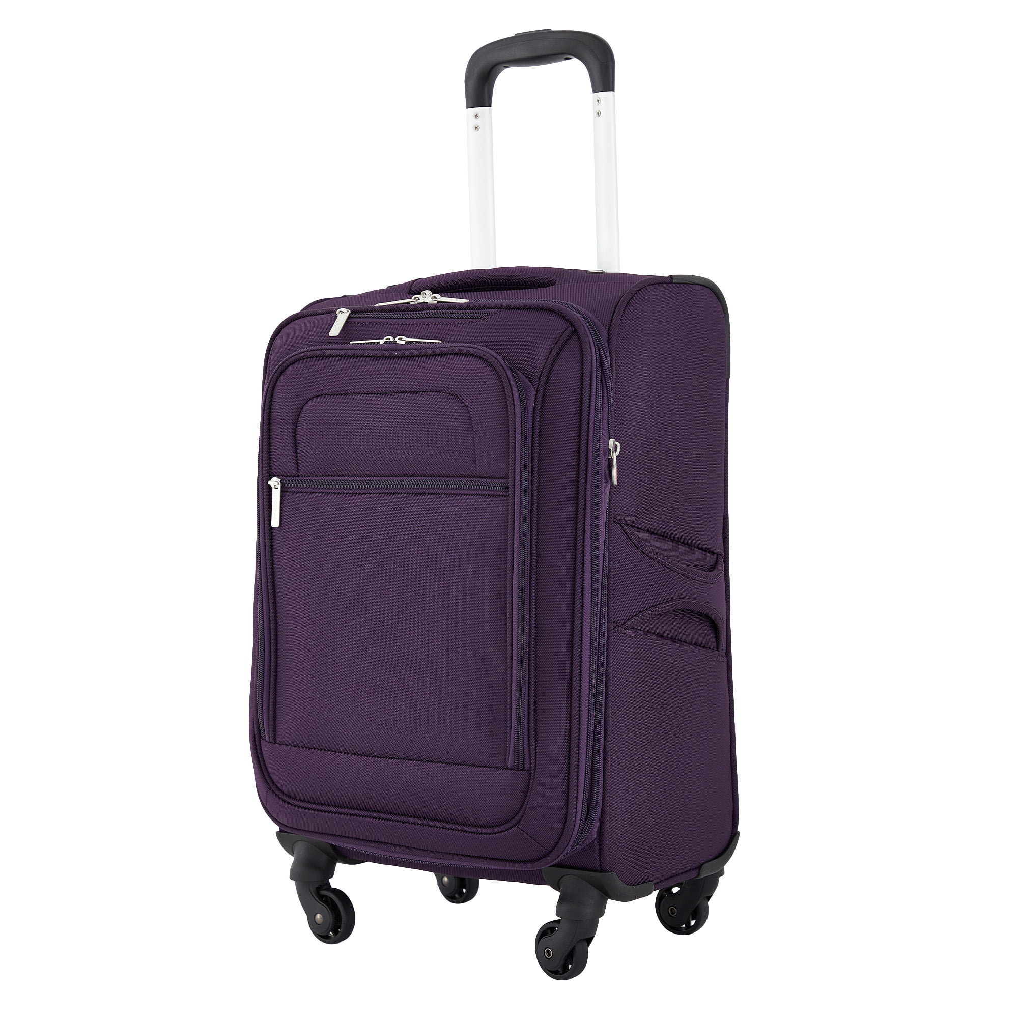 Protege Arendale 20" Softside Expandable Rolling Spinner Carry-On Luggage, Purple