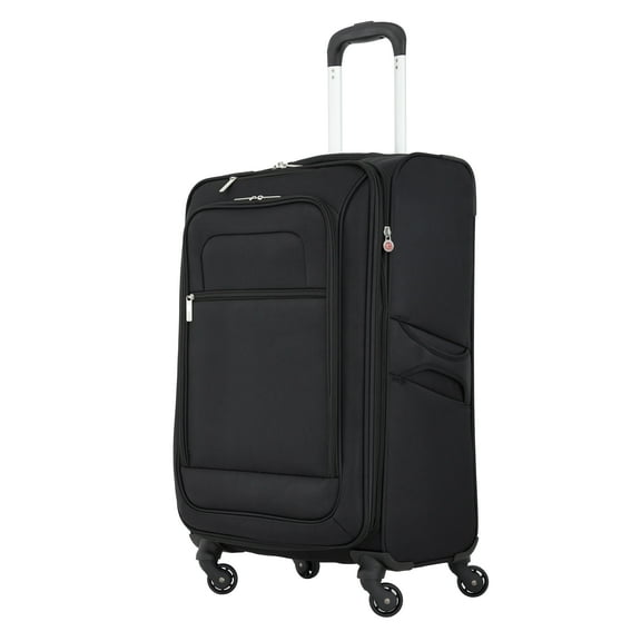 Protege Arendale 24" Soft Side Expandable Rolling Spinner Luggage, Black