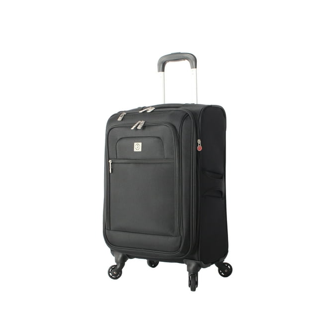 Protege, Arendale Soft Side 20” Expandable Carryon Luggage, Black